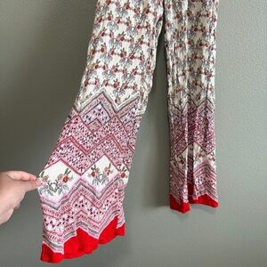 Patrons of Peace Floral Palazzo Pants- XS